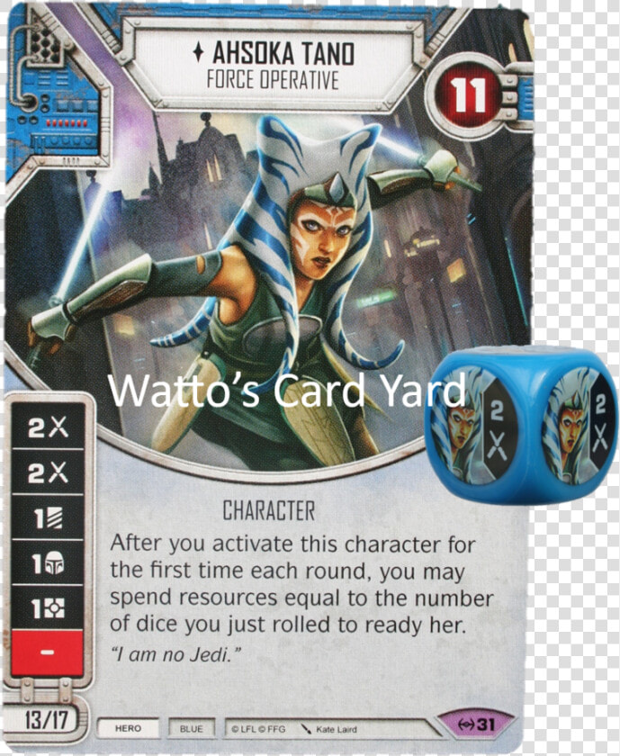 Star Wars Destiny Ahsoka  HD Png DownloadTransparent PNG