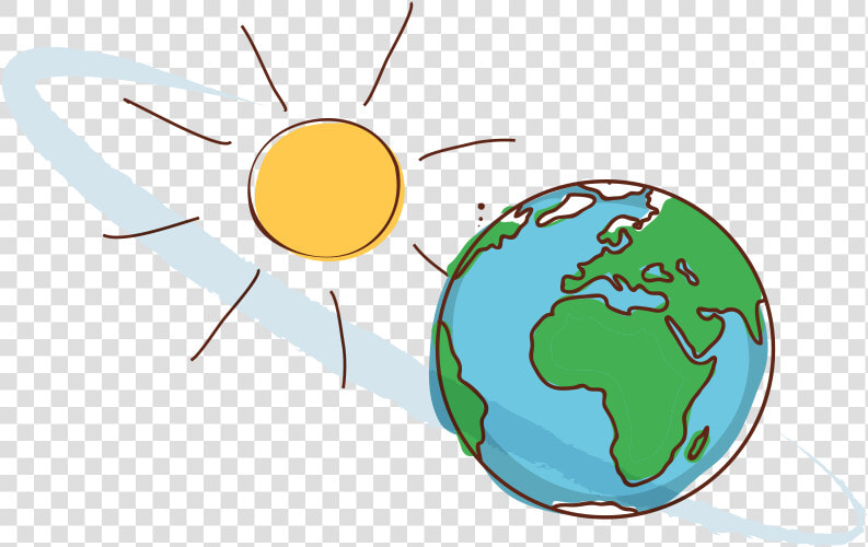 Transparent Rayos De Sol Png   Tierra Alrededor Del Sol  Png DownloadTransparent PNG