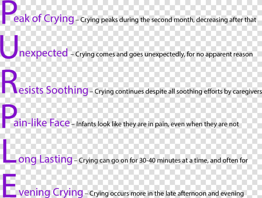 Specific Characteristics Of An Infant S Crying  HD Png DownloadTransparent PNG