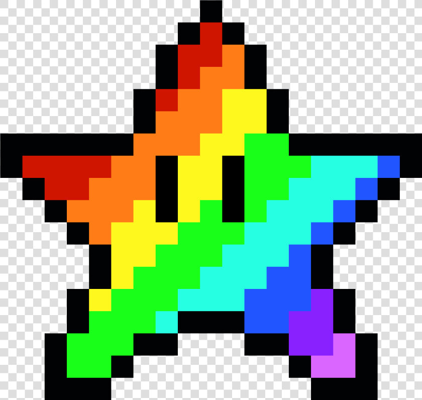 Mario Star Pixel Art Maker Rh Pixelartmaker Com Pixel   Super Mario Rainbow Star  HD Png DownloadTransparent PNG