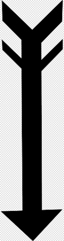 Simple  Arrow  Shapes  Down  Arrows  Shape   Cross  HD Png DownloadTransparent PNG