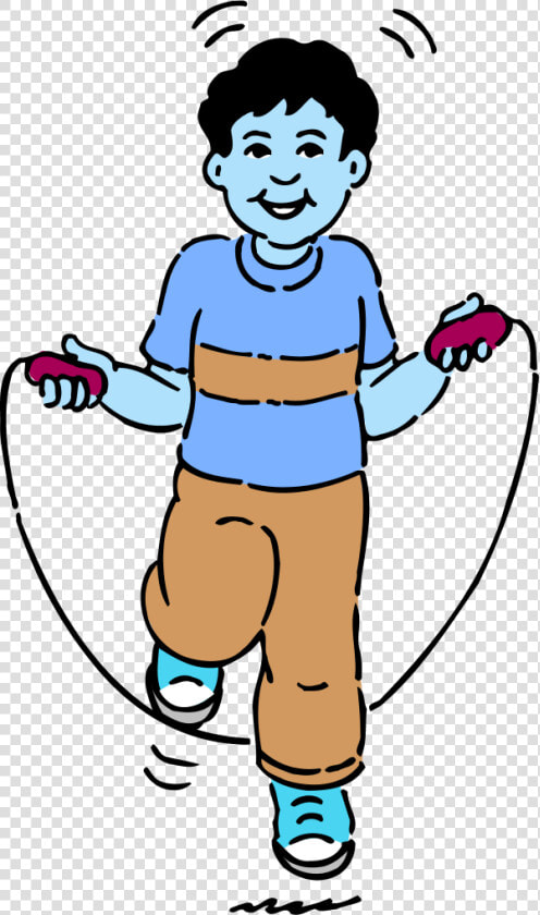 Young Boy Jumping Rope Sport Exercise   Jump Rope Clipart Black And White  HD Png DownloadTransparent PNG