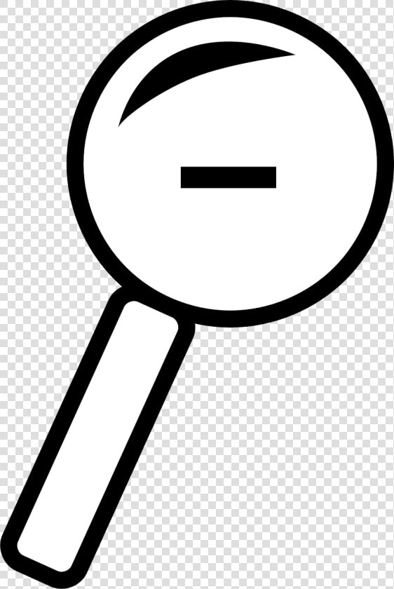 Line Art area circle   Magnifying Glass Clipart  HD Png DownloadTransparent PNG
