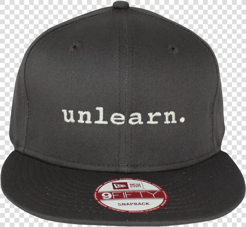 Unlearn Dark Grey New Era Snapback Hat V   Baseball Cap  HD Png DownloadTransparent PNG
