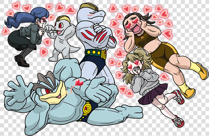 Machamp Girls  HD Png DownloadTransparent PNG