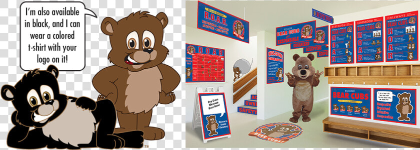Bear Cub Mascot   Wolf Mascot For Elementary School  HD Png DownloadTransparent PNG