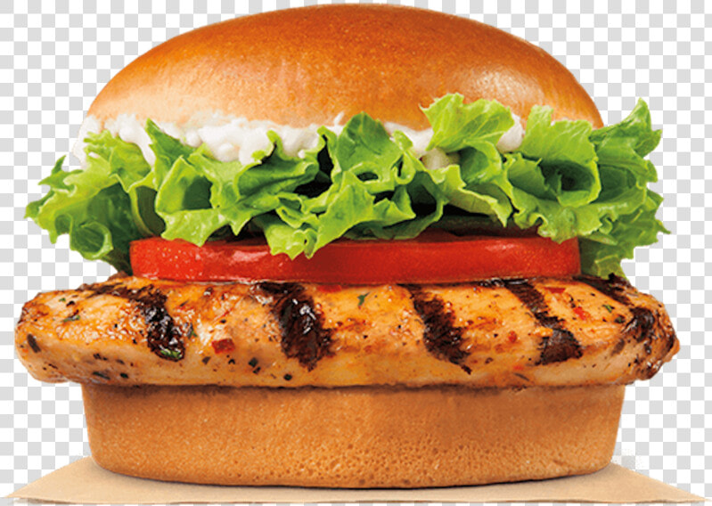 Burger King Grilled Chicken Sandwich  HD Png DownloadTransparent PNG