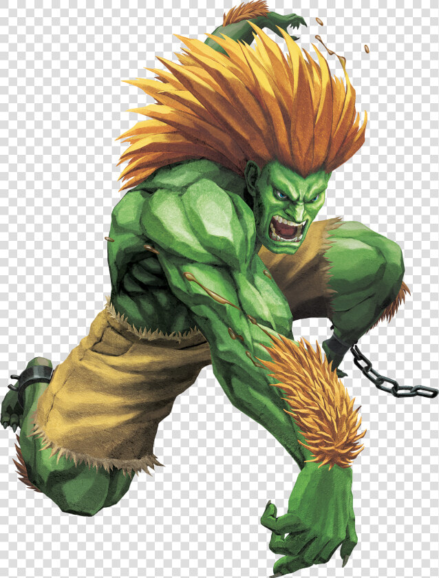 Transparent Street Fighter Png   Blanca From Street Fighter  Png DownloadTransparent PNG