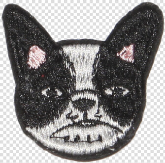 Vintage Cute French Bulldog Logo Embroidery   French Bulldog  HD Png DownloadTransparent PNG