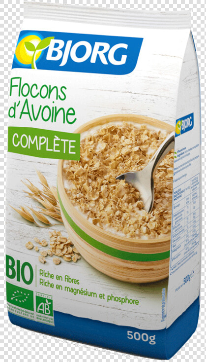 Wholegrain Oat Flakes   Bjorg Oat Flakes  HD Png DownloadTransparent PNG