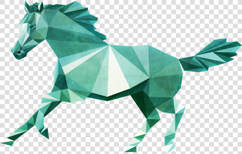 Low Poly Horse   Low Poly Art Horse  HD Png DownloadTransparent PNG