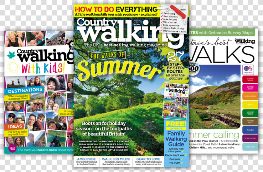 Aug Issue Splay Copy 2   Country Walking Magazine  HD Png DownloadTransparent PNG