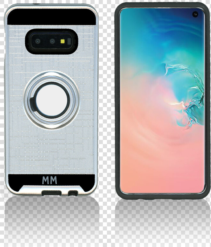 Samsung Galaxy S10 Lite Mm Metal Ring Stand Case Silver  HD Png DownloadTransparent PNG