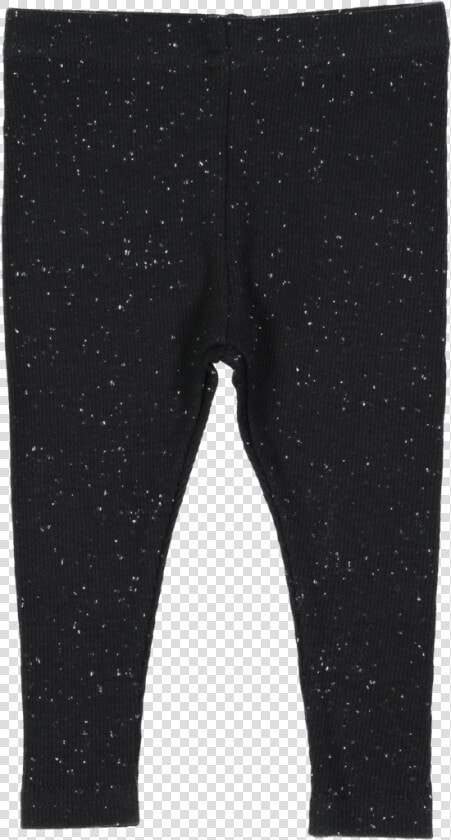 Lil Legs Black Speckle Ribbed Leggings   Pajamas  HD Png DownloadTransparent PNG