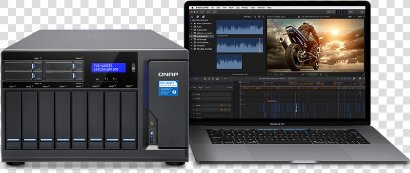 Qnap Thunderbolt 3 Nas Helps You Save Time Yet Accomplish   Nas Qnap Thunderbolt 3 For Mac  HD Png DownloadTransparent PNG