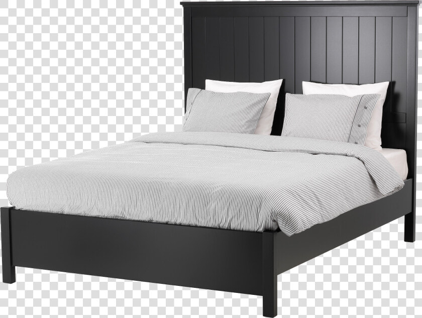 Bed Transparent Background   Black Queen Beds Ikea  HD Png DownloadTransparent PNG