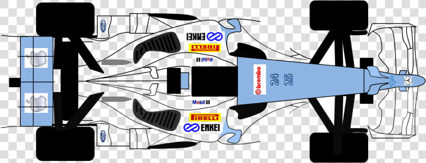 Not The Most Complicated Car   F1 Car Png Top View  Transparent PngTransparent PNG