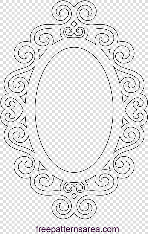 Molde De Moldura Provençal Para Imprimir  HD Png DownloadTransparent PNG