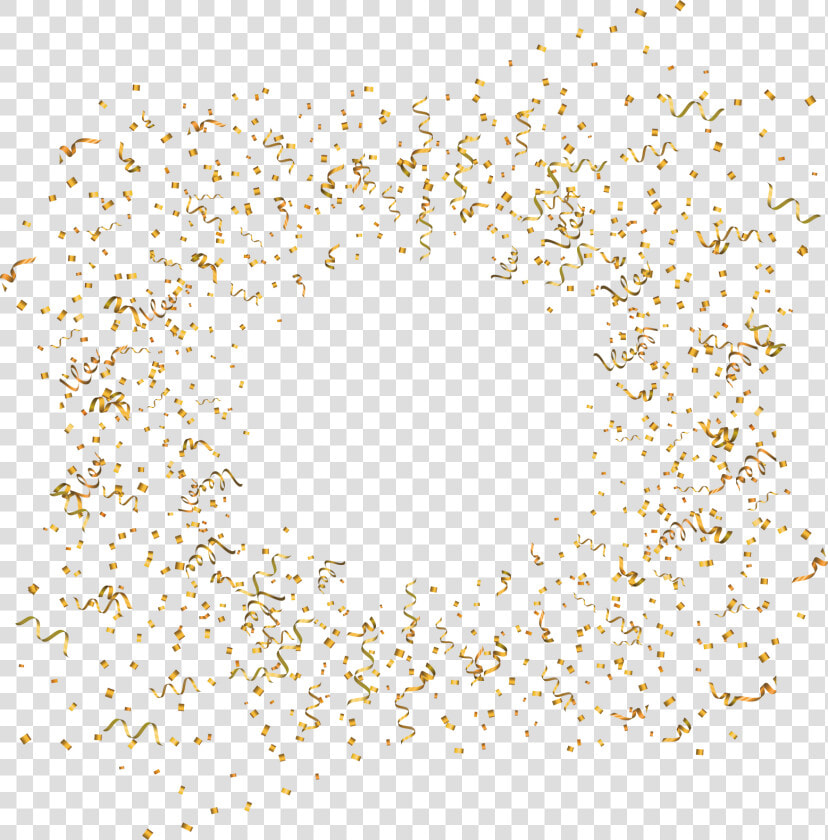 Ai Vector Confetti   Golden Confetti Vector Png  Transparent PngTransparent PNG