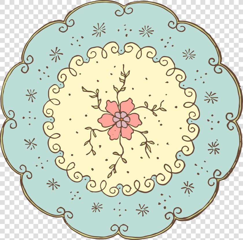 Free Vector� Vintage Doilies   Vintage Doily Clip Art  HD Png DownloadTransparent PNG