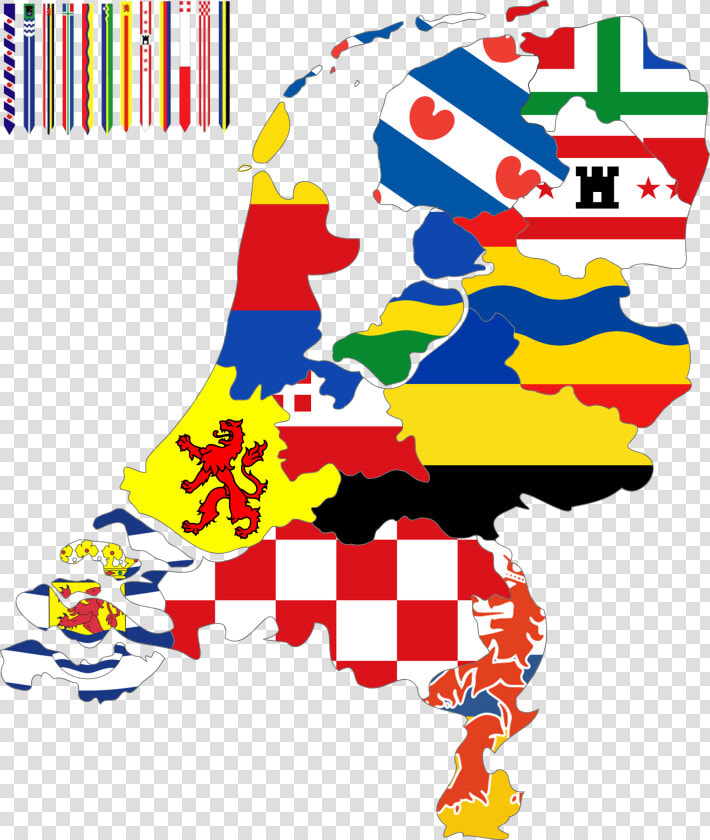 Flags Of Provinces Of The Netherlands   Netherlands Provinces  HD Png DownloadTransparent PNG
