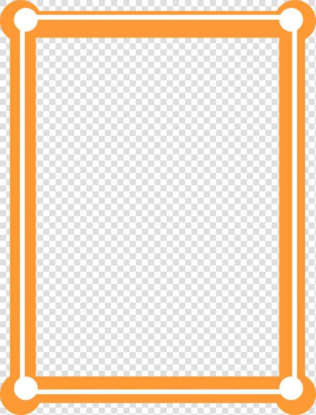 Orange Border Frame Png Picture   Orange Borders And Frames  Transparent PngTransparent PNG