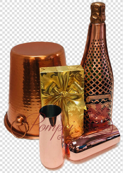 Copper Anniversary Champagne Gift Basket  Copper Anniversary   Beer Bottle  HD Png DownloadTransparent PNG