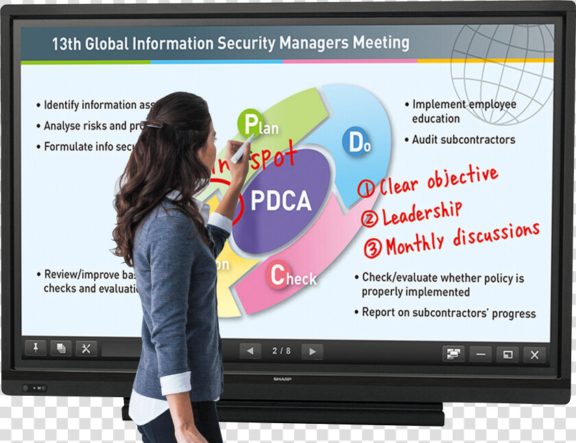 Aquos Board Demo Or Quote   Sharp Aquos Board Pn L703b  HD Png DownloadTransparent PNG