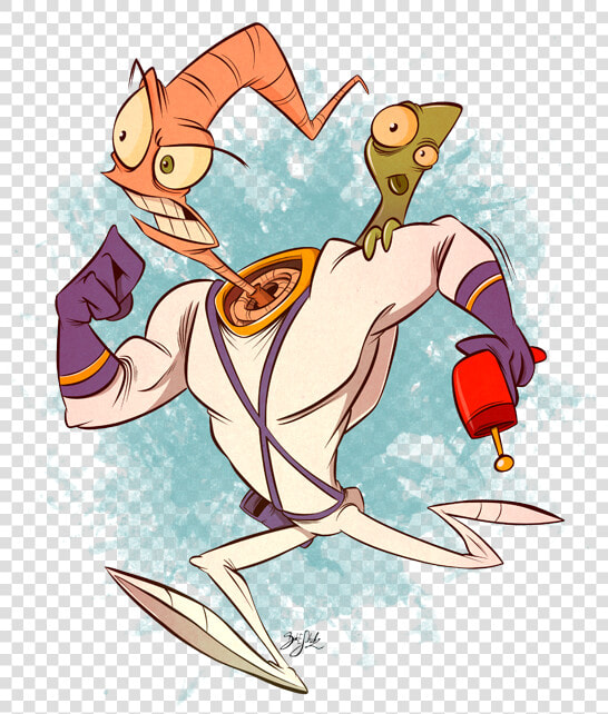 Earthworm Jim By Dirk Erik Schulz   Earthworm Jim  HD Png DownloadTransparent PNG
