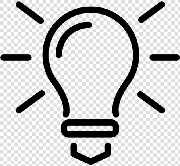 Electric Light Bulb Free Tools And Utensils Icons   Lumière Symbole  HD Png DownloadTransparent PNG