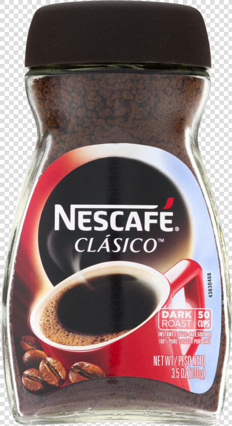 Nescafe Instant Coffee Clasico Dark Roast  HD Png DownloadTransparent PNG