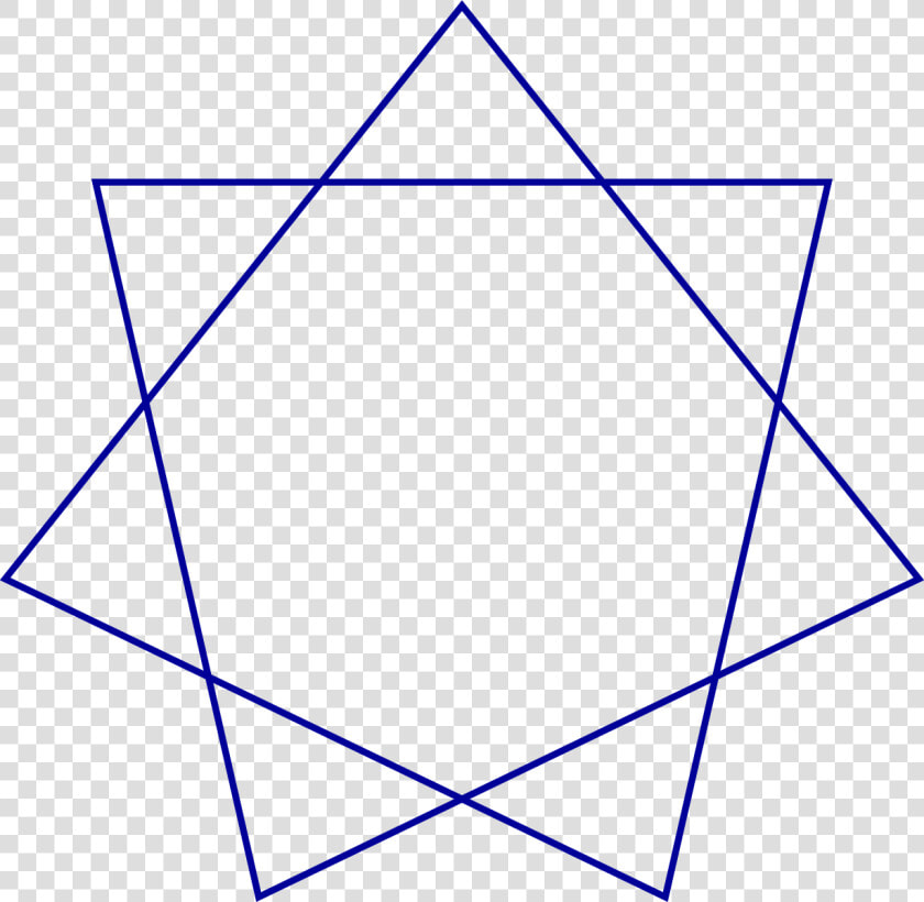 Transparent Heptagon Png   Obtuse Heptagram  Png DownloadTransparent PNG