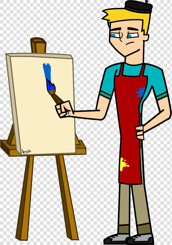 Image Michael Painting Pose   Total Drama Gone Wild Art  HD Png DownloadTransparent PNG