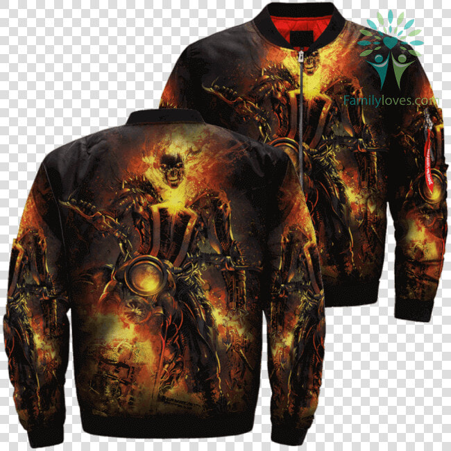 Ghost Rider Skull Over Print Jacket  tag Familyloves   Leather Jacket With Reaper On Back  HD Png DownloadTransparent PNG