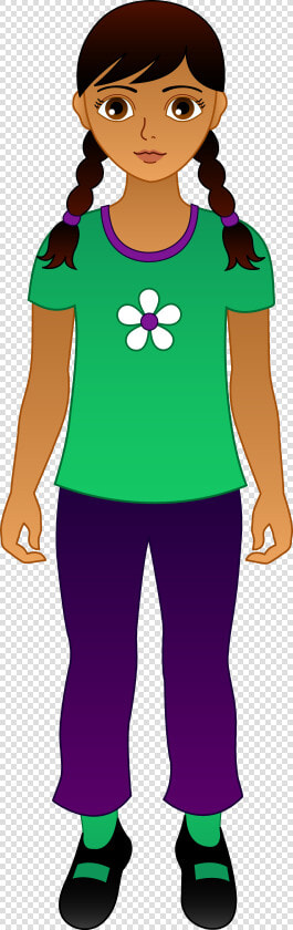 Mexican Girl Picture   Hispanic Girl Clipart  HD Png DownloadTransparent PNG