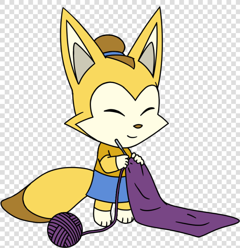 Crocheting Fennec   Cartoon  HD Png DownloadTransparent PNG