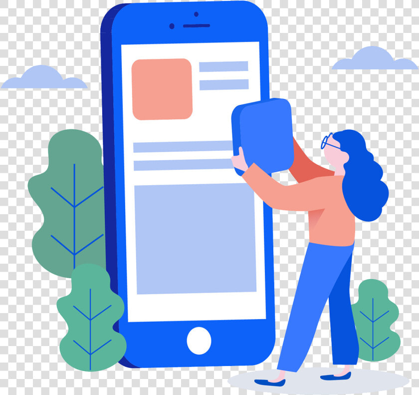 Mobile App Development Services   Mobile App Illustration Png  Transparent PngTransparent PNG