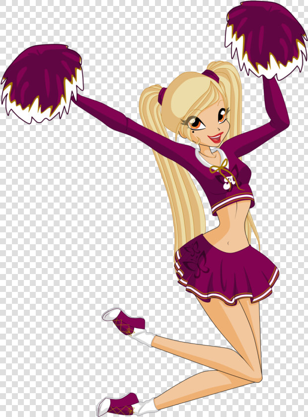Jpg Download Cheerleaders Drawing Cheerleading   Cartoon Drawing Of Cheerleader  HD Png DownloadTransparent PNG