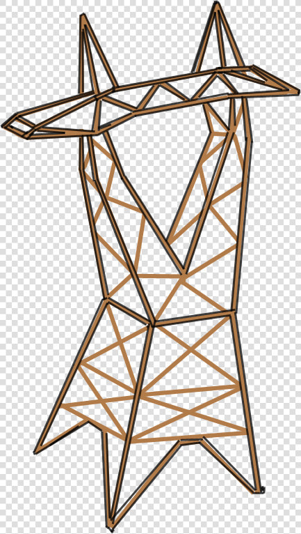 Transmission Line Tower 500kv Anime  เสาไฟฟ้าแรงสูง   500 Kv Transmission Tower Icon  HD Png DownloadTransparent PNG