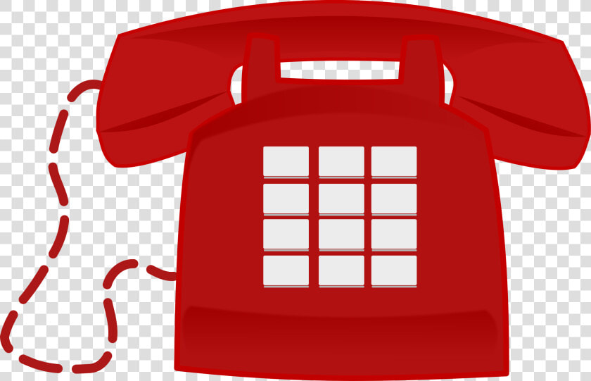 Telephone Clipart Cliparts And Others Art Inspiration   Clip Art Red Phone  HD Png DownloadTransparent PNG