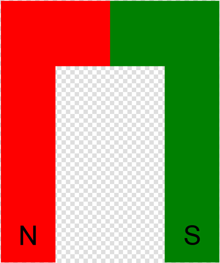 Magnetic Field Of A Square Horseshoe Magnet  HD Png DownloadTransparent PNG