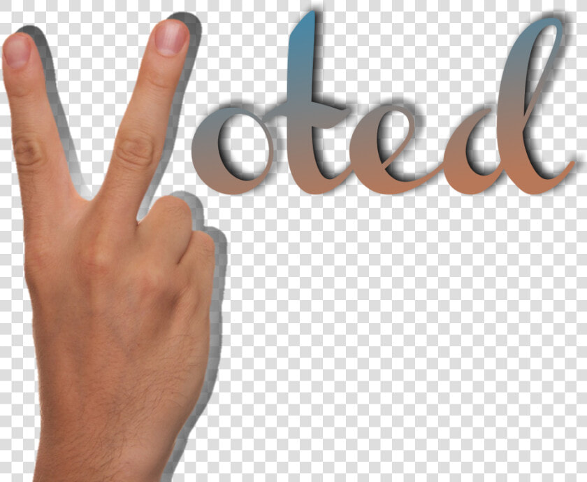 Transparent I Voted Sticker Png   Sign  Png DownloadTransparent PNG