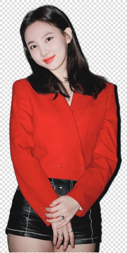  nayeon  twice  kpop  cute  red  black  smile  shadow   Nayeon Twice Png  Transparent PngTransparent PNG