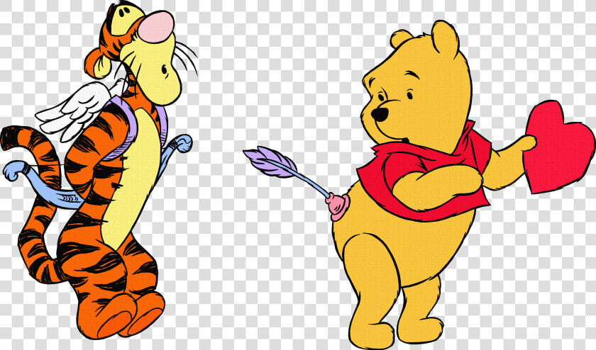 Valentine Clipart Pooh   Winnie The Pooh Valentine  HD Png DownloadTransparent PNG