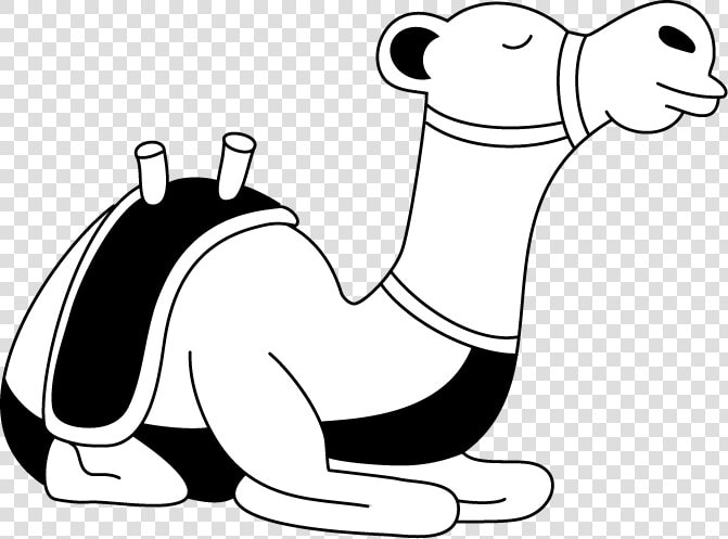Simple Cute Camel Clipart Black And White Clipartfest   Sitting Camel Clipart Black And White  HD Png DownloadTransparent PNG