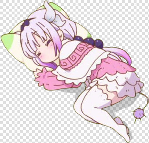 Sticker Kanna Maid Dragon Kikoojap Sleep Dodo Bb Bebe   Dragon Maid Kanna Sleep  HD Png DownloadTransparent PNG