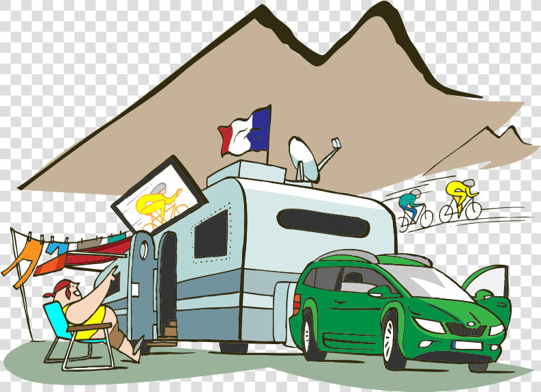 Clip Art Touring Caravan  HD Png DownloadTransparent PNG