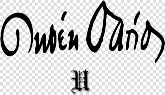 Una Lágrima   Ruben Dario Firma  HD Png DownloadTransparent PNG