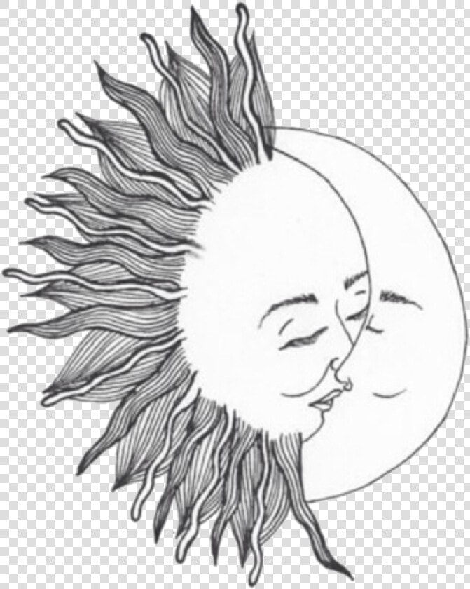 Transparent Sun Doodle Png   Transparent Sun And Moon Png  Png DownloadTransparent PNG