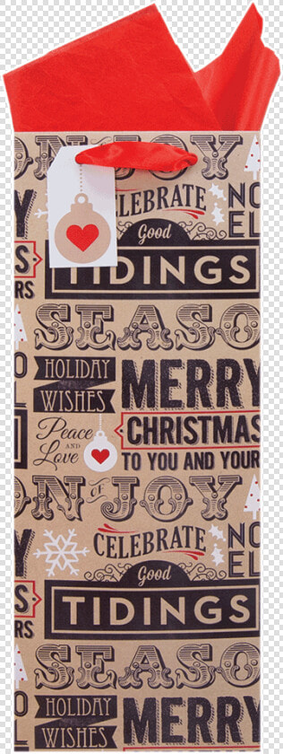 Holiday Headlines Bottle Bag   Bag  HD Png DownloadTransparent PNG